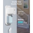 thumbnail image 2 of Cargador USB C Nekmit de carga rápida de doble puerto de 40 W, 2 of 8