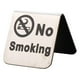 thumbnail image 4 of Señal de Prohibido Zulema Acero Inoxidable Cepillado Doble Cara 2x2 pulgadas, 4 of 8