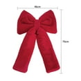 thumbnail image 4 of HCTSHG Christmas Large Plush Bows Giant Christmas Tree Topper Bow Decorations for Home Xmas Tree Toppers Wreath Wall Birthday Wedding Engagement Party Decor, 4 of 9