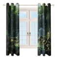 thumbnail image 3 of Waterfall Blackout Curtains for Bedroom Curtains Insulated Room Darkening Window Drapes for Living Room, 3 of 7