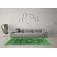 thumbnail image 3 of Ahgly Company Indoor Round Oriental Emerald Green Industrial Area Rugs, 8' Round, 3 of 4