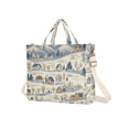 thumbnail image 7 of FORMRS Womens Corduroy Tote Bag Crossbody Shoulder Handbag with Pocket, Snowy Mountains, 7 of 7