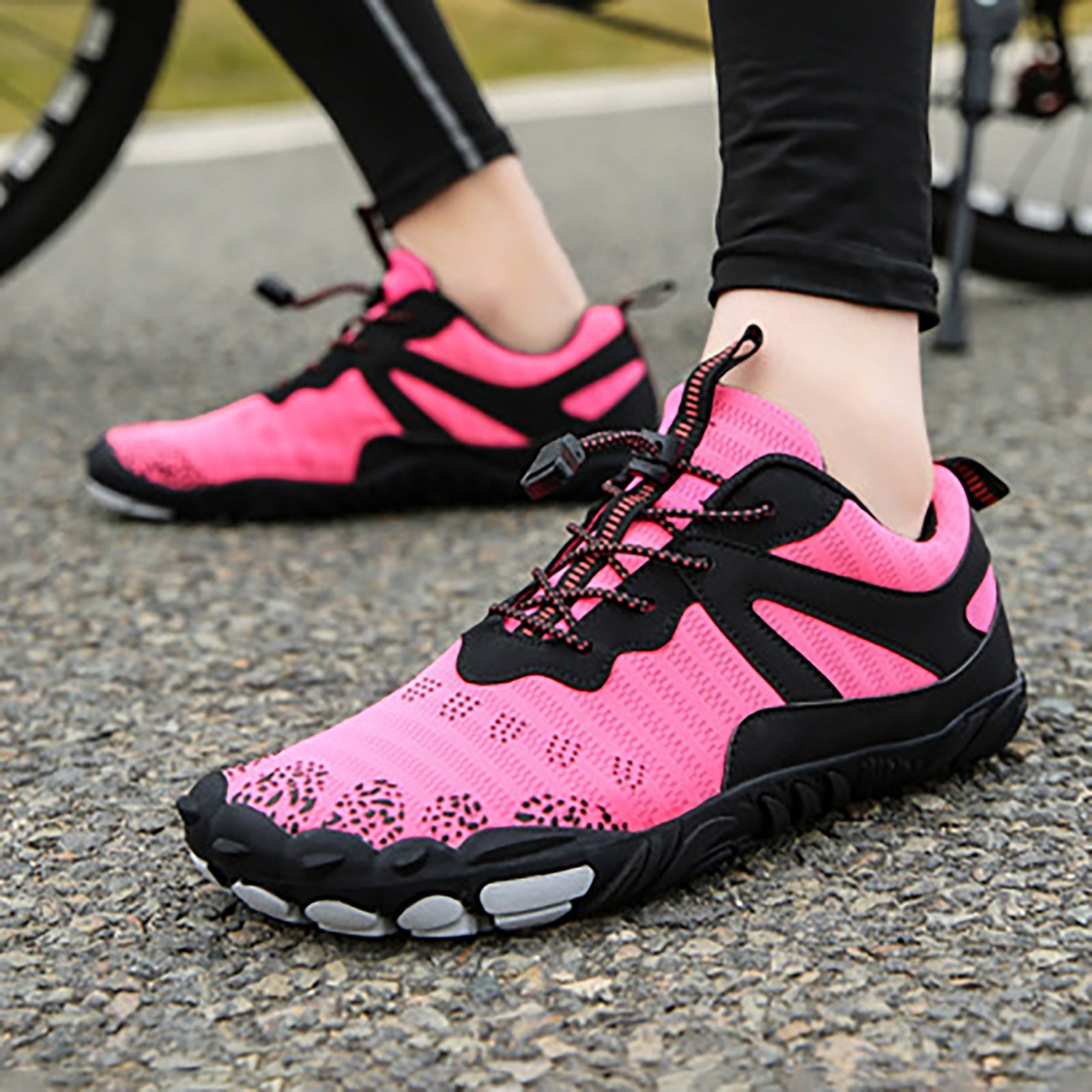 VBARHMQRT Hiking Water Shoes Women New Large Size Mesh Flat Round Toe Wading Shoes Couples Fitness and Sports Water Shoes Outdoor Versatile Five Toe Hiking Shoes Hiking Water Shoes Kids