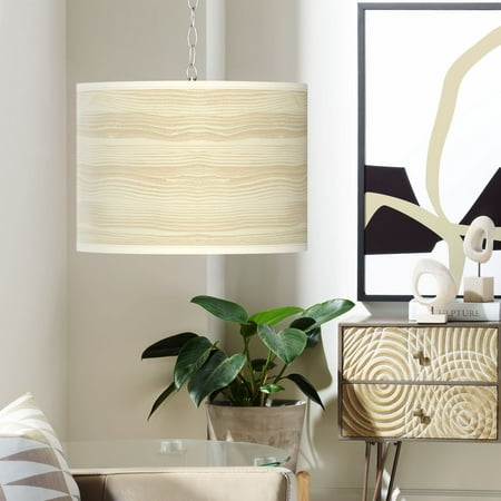 

Giclee Gallery Birch Blonde 13 1/2 wide Swag Plug-In Chandelier