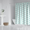 thumbnail image 2 of Shark Adventure Cartoon Curtain 72x84in, Waterproof Polyester with Hook Set, Marine Life Decor for Kids Bathroom, Preschool or Daycare, 2 of 5
