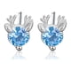 thumbnail image 1 of Pendientes de botón para mujer, pendientes de botón, pendientes de botón para mujer, pendientes de mujer, pendientes de Navidad, pendientes de tendencias de moda, pendientes de mujer, 1 of 3