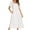 C-White 2, variant on Women's Cotton Victorian Nightgown Short Sleeve Sleep Dress Lace Frill Calf Length Square Neck Billowy Old Fashioned Pajama Shirt Summer Soft Sleepwear Long Nighty Pocket White Large