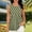 007 Army Green, variant on Lpmadey Tank Tops for Women Summer Sleeveless Tops Pleated Crewneck Floral Loose Fit Casual Flowy Boho Tunic Tops