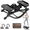 Black, variant on FEMCHIC Rocking Stepper for Exercise, Low-Impact Stepper Machine, Portable Lateral Stepper with Resistance Bands, LCD Display, Non-Slip Mat for Home Workout