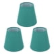 thumbnail image 4 of 3pcs Cloth Fabric Lampshade Innovative E14 Intervention Type Modern Fabric Lampshade Dust Cover for Bedroom Bedside Dark Green, 4 of 5