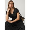 thumbnail image 6 of ellos Women's Plus Size Knit Tie-Back Maxi, 6 of 6