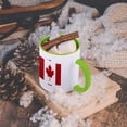 thumbnail image 5 of 3dRose, I Love Canada, 15oz Two-Tone Green Mug, 5 of 7