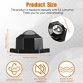 thumbnail image 2 of Injueey Ruedas para muebles giratorias de 360° de 12 piezas para maniobrar muebles sin esfuerzo en cualquier dirección Premium Decoración del hogar 【20mm】negro, 2 of 6