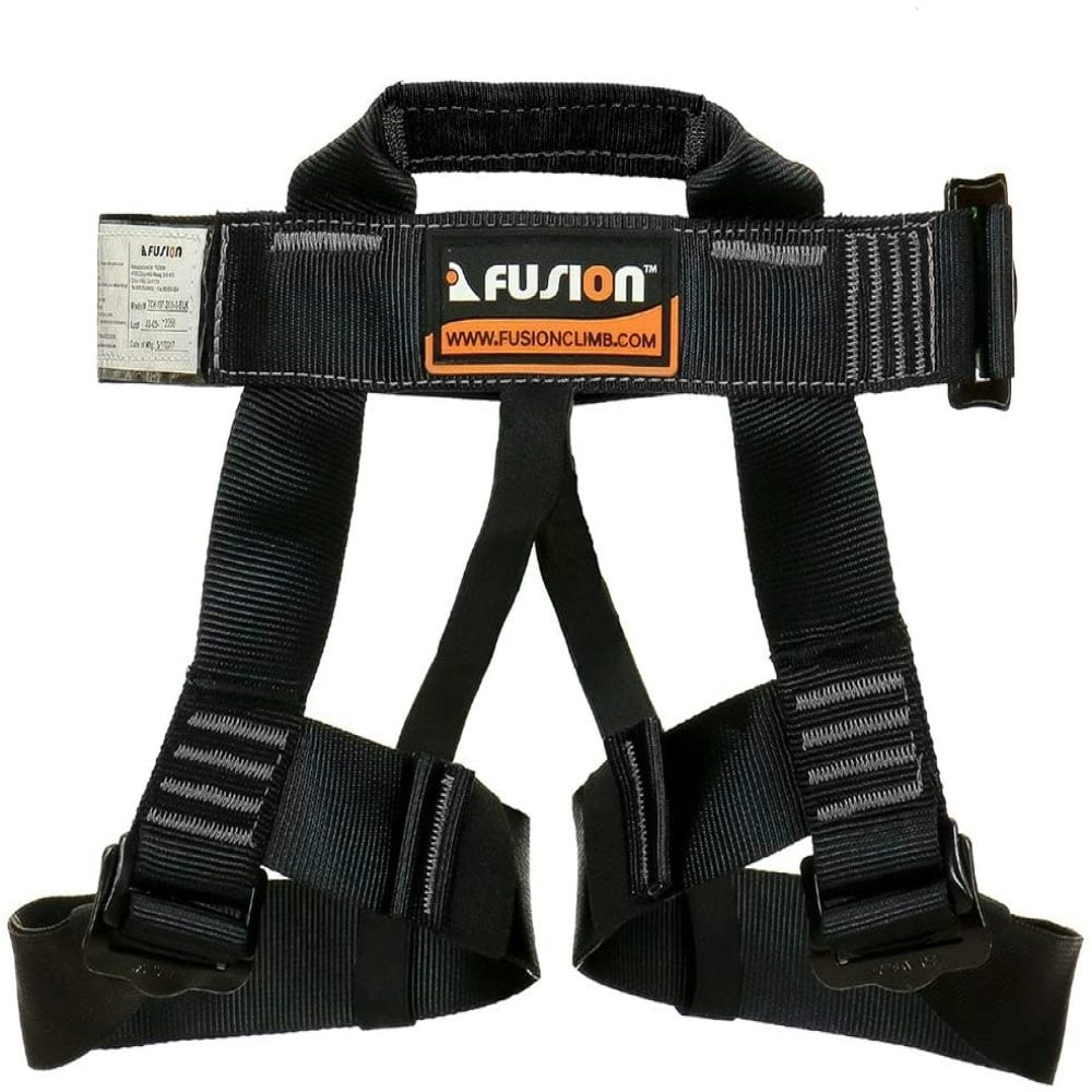 Fusion Climb Tactical Centaur Adult Half Body Zip Line Climbing Harness M-XL 