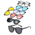 thumbnail image 2 of 5 en 1 personalizado hombres mujeres polarizadas ópticas magnéticas gafas de sol Clip imán Clip en gafas de sol Polaroid Clip en gafas de sol Tan Jianjun unisex, 2 of 2
