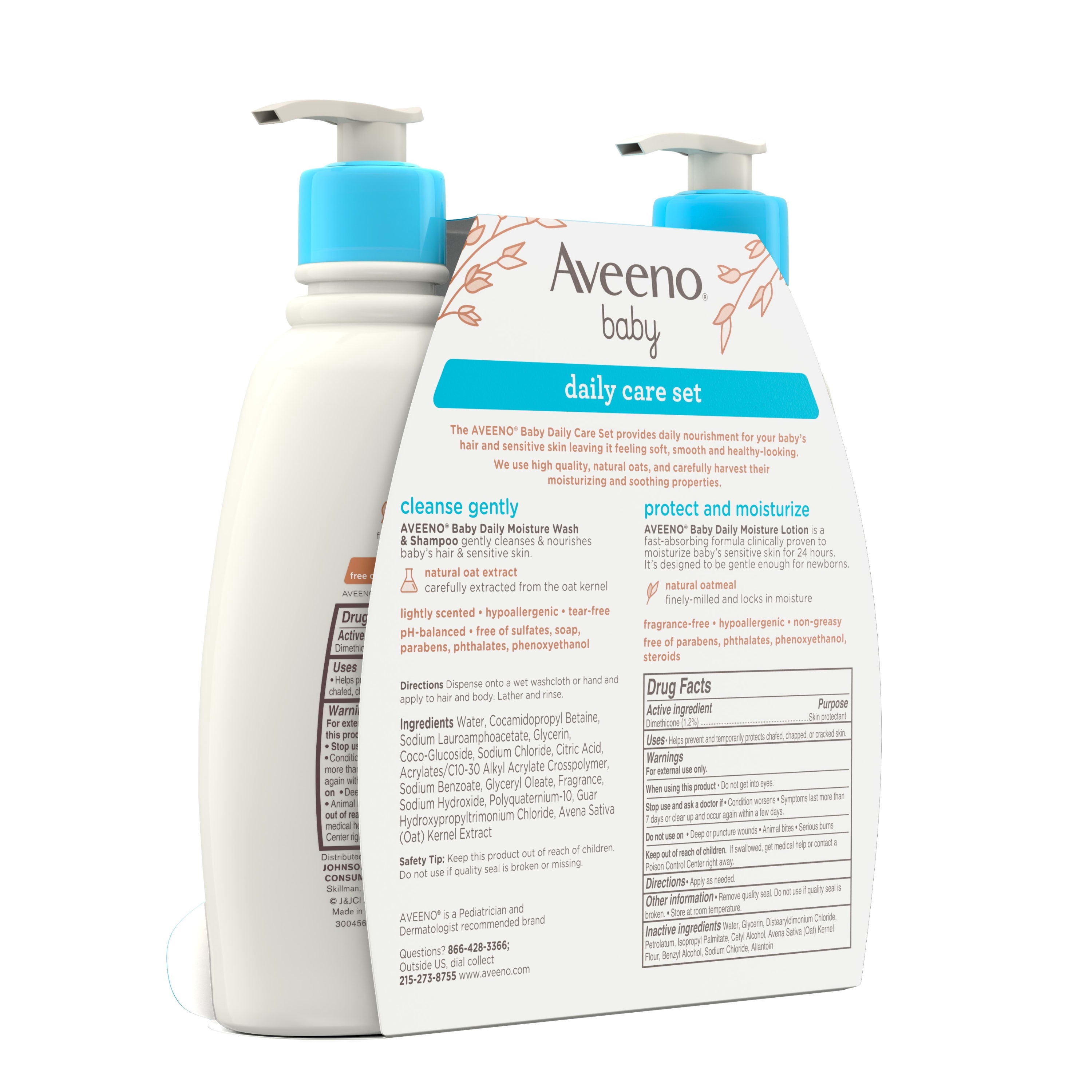 aveeno daily care baby hair and body wash