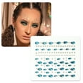 thumbnail image 4 of Unique Bargains 1 Pc Irregular Face Rhinestone Stickers for Concert Blue, 4 of 5