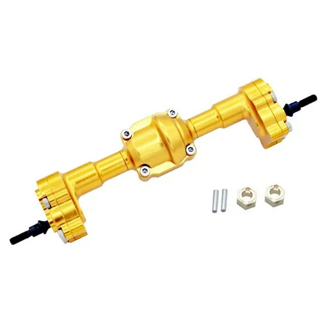 Xingzhi Rear Axle For FCX18 FCX24 Crawler Rc Rear Axle Aluminum Alloy CNC RC Car Accessories Replacement Parts RC Upgrade Part Golden