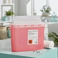 thumbnail image 4 of McKesson Biohazard Sharps Container, Puncture-Resistant Lockable Bin - Red, 5.4 qt, 1 Ct, 4 of 7