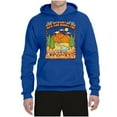 thumbnail image 2 of Wild Bobby Life Was Meant For Great Adventures Mountains Pine Trees Nature Lover Unisex Hoodie Sweatshirt, Royal, Medium, 2 of 6