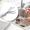 thumbnail image 3 of NUZYZ Bendable Sink Cleaning Hook Sewer Dredging Tool Kitchen Spring Pipe Hair Remover, 3 of 5