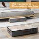 thumbnail image 2 of Organizador de almacenamiento para cama caja con ruedas gris, 2 of 7