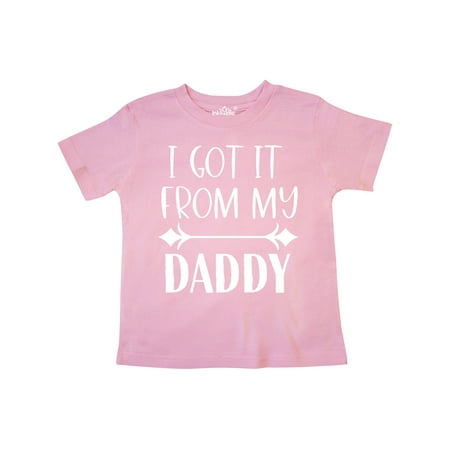 

Inktastic I Got It From My Daddy Gift Toddler Boy or Toddler Girl T-Shirt