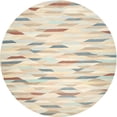 thumbnail image 1 of Ahgly Company Machine Washable Indoor Round Contemporary Light Gold Area Rugs, 7' Round, 1 of 7