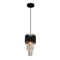 thumbnail image 1 of Mini Candil DE Una LUZ LA LUZ DE VICTORIA Cristal Dorado con negro, 1 of 3