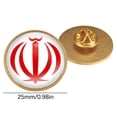 thumbnail image 3 of Persia Iran Flag Lapel pins Bulk Metal Old Persian Iranian Lion Sun and Crown pin Souvenir Series Gifts, 3 of 8