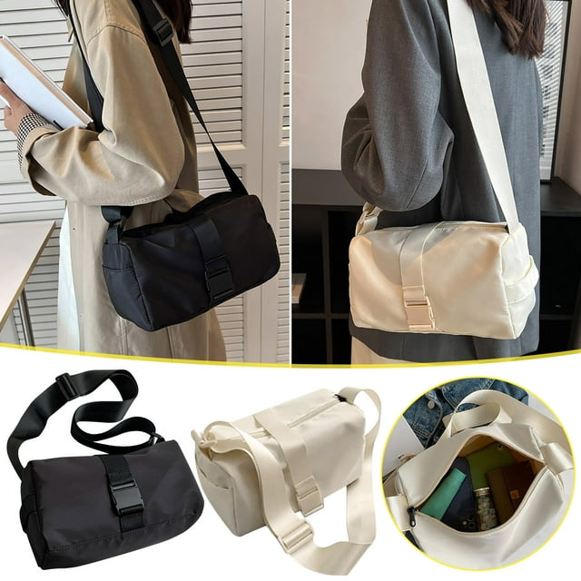 mfyjkho Bolso bandolera para mujer, pequeño monedero de tela para teléfono, correa ajustable para el hombro, ideal para ir de compras, 1 bolsa