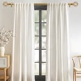thumbnail image 2 of Curtain Rods for Windows 66 to 120 Inch(5.5-10 Feet),3/4" Diameter Gold Drapery Rods with Twisted Cage Finials,Size:36-120 Inch, 2 of 8