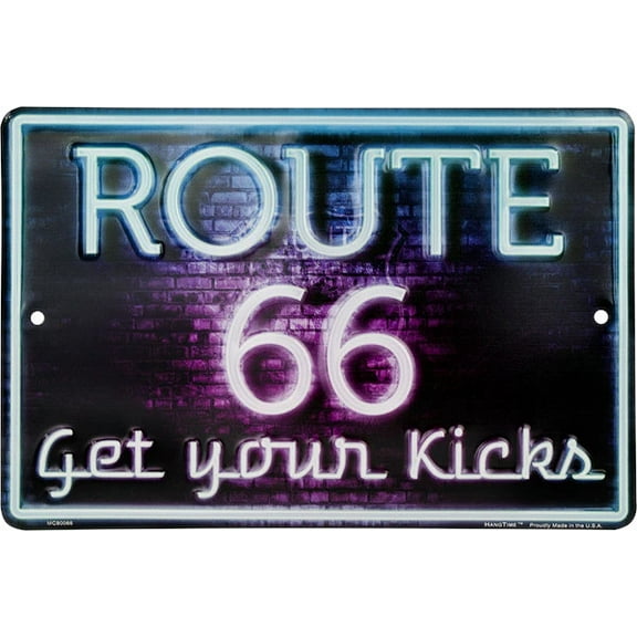 Hangtime Route 66 Get Your Kicks Neon Sign