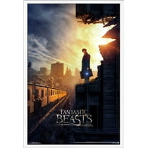 Fantastic Beasts And Where To Find Them - One Sheet Wall Poster, 22.375" x 34", Framed