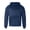 Navy, variant on Dpytoraw Men Solid Color Lamb Wool Double Velvet Hooded Warm And Velvet Sweater Casual Loose Comfortable Trendy Sweater