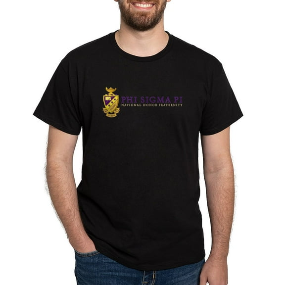 CafePress - Phi Sigma Pi Full Color Wordmark T Shirt - Men's Classic Graphic Cotton T-Shirt