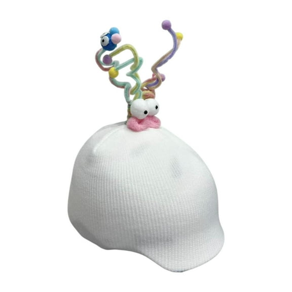 lacooooppia Ski Helmet Cover Knitted Cap Decorative for Adults Funny Gifts Lovely Snowboard Soft Helmet Accessories Ski Helmet Decoration
