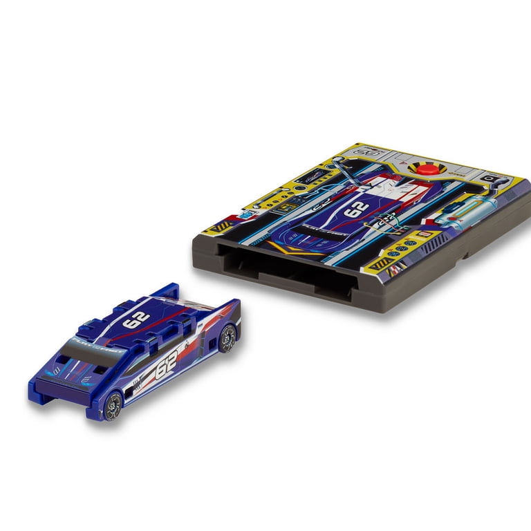 Flat 2 Fast, Toy Car, Blue 62, High Octane Race Car - Walmart.com