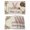 Beige, variant on Easter Placemats Set of 12, Spring Farmhouse Watercolor Bunny Flower Wood Grain Placemats for Dining Table, Place Mats for Kitchen Tabletop, Waterproof Wipeable Dining Table Mats Set