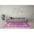 thumbnail image 3 of Ahgly Company Indoor Round Persian Pink Traditional Area Rugs, 8' Round, 3 of 4