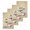 Mocha Brown, variant on Vintage Coffee Kitchen Dish Towels for Drying Dishes Set of 4, Modern Farmhouse Coffees Brown Retro Waffle Weave Microfiber Hand Tea Bathroom Towels Quick Dry & Absorbent Towel 15.7x23.6