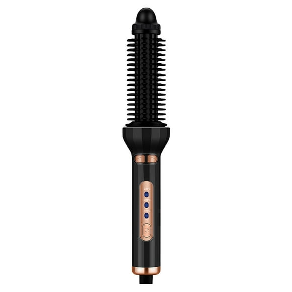 TechWave 2 In 1 Hair Dryer Brush Automatic Rotating Roller Hot Air Styler Tourmaline Ceramic Heating Curling Automatic Rotating Curling New Big Curling Curling Mens Hair Straightener Comb Cordless