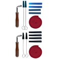 thumbnail image 1 of Piano Tuning Kits Tuner Tools Set Music Instrument Accs for w/ Metal Tuning Wrench Felt Temperament Strip Practical Kit Blue, 1 of 2