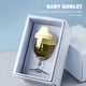 thumbnail image 5 of Baby Goblet No Spill Baby Sippy Cup Copa Vino para Baby Kid Party (Amarillo), 5 of 9