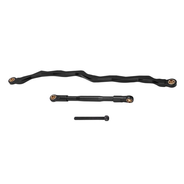 Varilla de eslabones de dirección RC 1/10, varilla de amarre de tracción de coche trepador de aleación de aluminio para Axial RBX10