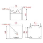PU-FS4M-J PC Water Cooler Mute Silent Pump Computer Cooling PWM Intelligent Temp