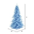 thumbnail image 2 of Vickerman 120" Plastic Fir Dura-lit LED Artificial Christmas Tree in Sky Blue, 2 of 2