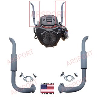 DVPARTS Muffler and exhaust pipe W/Gasket 15371-12110 66706-54510