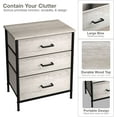 thumbnail image 4 of Sorbus Nightstand with 3 Drawers - Beside Table - Side Table Stand for Lamp - Perfect for Bedroom, Dormroom, Living Room, Bathroom, Space Spaces, Socks, Underwear, and More, 4 of 9