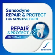 Sensodyne Repair and Protect Whitening Sensitive Toothpaste, Mint Flavor, 3.4 Oz, 2 Pack, for Adults